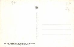POSTAL Chamonix Mont Blanc Seracs de la VENDIMIA
