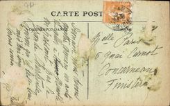 VINTAGE POSTCARD Lovagny Falls of Proud the Exit of Trusting