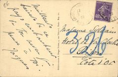 Cabo Farrat del St Jean de la POSTAL de la VENDIMIA el St Hosplce del punto