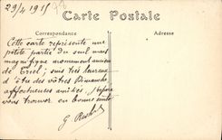 CPA Triel Portail Ouest de l'Eglise