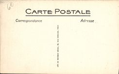 POSTAL Pierrefonds de la VENDIMIA el cuarto del castillo de los caballeros