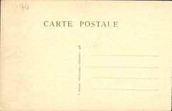 POSTAL Chamonix de la VENDIMIA el asno del castillo