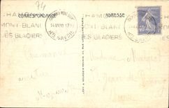 CPA Chamonix Mont Blanc La Mer de Glace