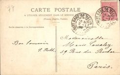 CPA Foret de Fontainebleau Barbizon Brioche de Brillat Savarin