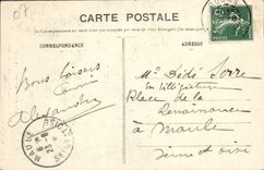 VINTAGE POSTCARD Picturesque Ardeche Wood of Paiolive the Giraffe