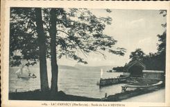 CPA Lac d'Annecy Bords du Lac a Menthon