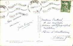 CPM Le Dramont La Cathedrale vue de la Roche percee