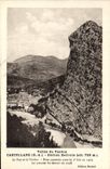 VINTAGE POSTCARD Castellane Estival Station the Rock and the Verdon