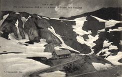 CPA Col du Galibier La Route le Tunnel et le Blockhaus