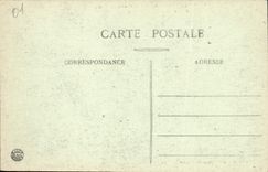 VINTAGE POSTCARD Bellegarde Falls of the Canon of the Rhone Cascades of Nant Poe and field of April