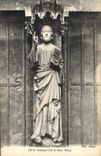 VINTAGE POSTCARD Cathedral Of Amiens Christ blessing known as beautiful God