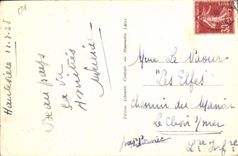 VINTAGE POSTCARD Surroundings of Hauteville Valley of Albarine Bridge of the Violet