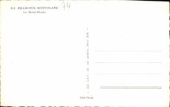 CPM Chamonix Mont Blanc Le Mont Blanc