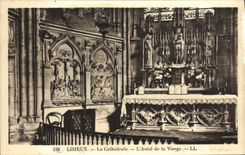 CPA Lisieux La Cathedrale L'Autel de la Vierge