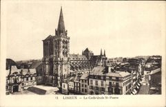 CPA Lisieux La Cathedrale Saint Pierre