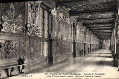 CPA Palais de Fontainebleau Galerie de Francois 1er