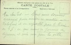 POSTAL Valognes Woodworks de la VENDIMIA del estribillo santo de la iglesia Malo