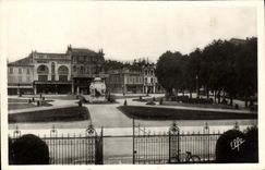 VINTAGE POSTCARD Tarbes Places and Garden of the Republic