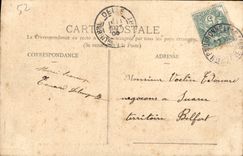 VINTAGE POSTCARD Bourbonne Les Bains Seen of the Park