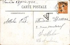 VINTAGE POSTCARD Heavy the Large Viaduct the funicular of the Peak of Jer