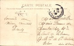 VINTAGE POSTCARD Nice Groue of the Public garden