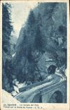 CPA Savoie Les Gorges de l'Arly Tunnel sur la Route de Flumet 