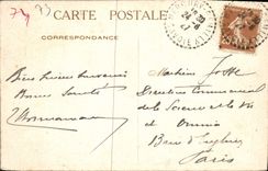 VINTAGE POSTCARD Savoy Falls of Arly Tunnel on the Road of Flumet