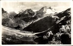 VINTAGE POSTCARD the Alps of Savoy the Round lake and the Collar of Vanoise
