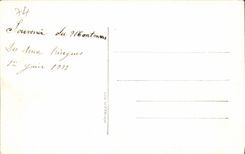 POSTAL Chamonix Montenvers de la VENDIMIA visto en el mar del hielo