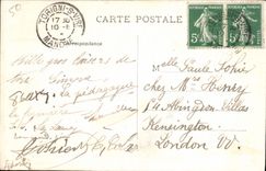 VINTAGE POSTCARD Torigni On Transfers the Edges of the Lake