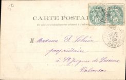 VINTAGE POSTCARD Torigni the Benedict Bridge