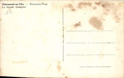 VINTAGE POSTCARD Chateauneuf On Dear Boissereau Plage Pastoral Refreshment bar TOP