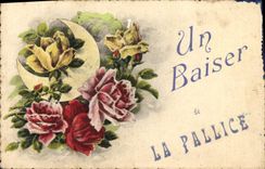 CPA Un Baiser La Pallice