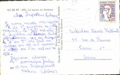CPM Ile de Re Ars La maison du Senechal