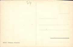 POSTAL Chamonix de la VENDIMIA en invierno