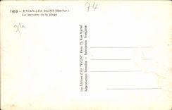 MODERN CARD Evian Les Bains the terrace of the Beach American Bar