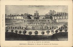 VINTAGE POSTCARD Veve Of the Cave of Meudon Belonging has Monseigneur the Marquis de Louuois and of Courtenuau