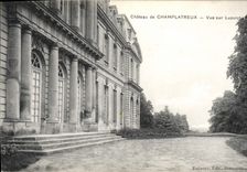 CPA Chateau de Champlatreux Vue sur Luzarche