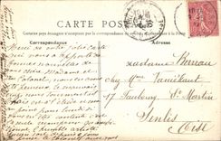 VINTAGE POSTCARD Louviers Church Notre Dame southern Gate