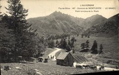 VINTAGE POSTCARD Auvergne Environs of the Mount gilds Sancy Point terminus of the road