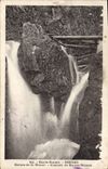 Gargantas de Servoz de la POSTAL de la VENDIMIA de las cascadas de Diosaz de Barme Rousse