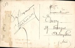 VINTAGE POSTCARD Aubazine the Jump of the Shepherdess