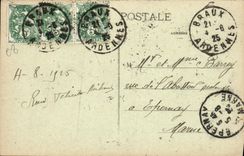 VINTAGE POSTCARD Castle Regnault Bayard Rock Seen of the Northern Dimension