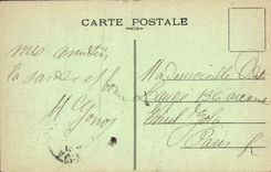 VINTAGE POSTCARD Our Good Peasants Father Jacquot Dog Folklore