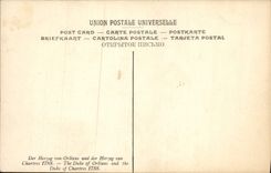 POSTAL Vernet de la VENDIMIA el duque de Orleans y el duque de Chartres en el caballo 1788 de Chantilly del poli del museo