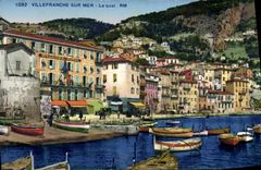 CPA Villefranche Sur Mer Le Quai Bateaux