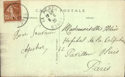 VINTAGE POSTCARD Corsica Corte Corsica