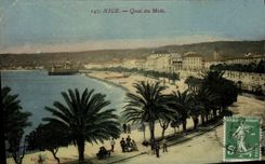 CPA Nice Quai du Midi