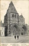 VINTAGE POSTCARD Moreuil Summons Seen church