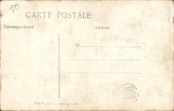 VINTAGE POSTCARD Moreuil Summons Seen church